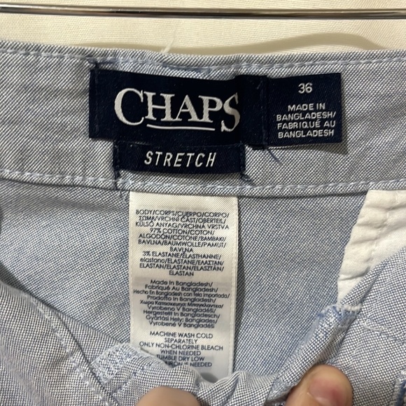 NWOT Chaps Blue Shorts - Picture 2 of 3